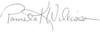 Pam Wilkinson Signature