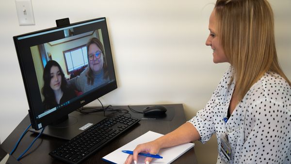 The West Virginia University School of Nursing on the Potomac State College campus partnered with KVC West Virginia during the fall semester to incorporate an innovative experience for nursing students using telehealth services.  