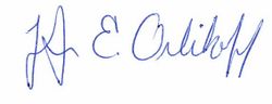 President Jennifer E. Orlikoff's Signature 